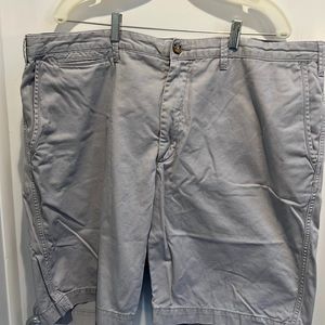 Grey cargo shorts